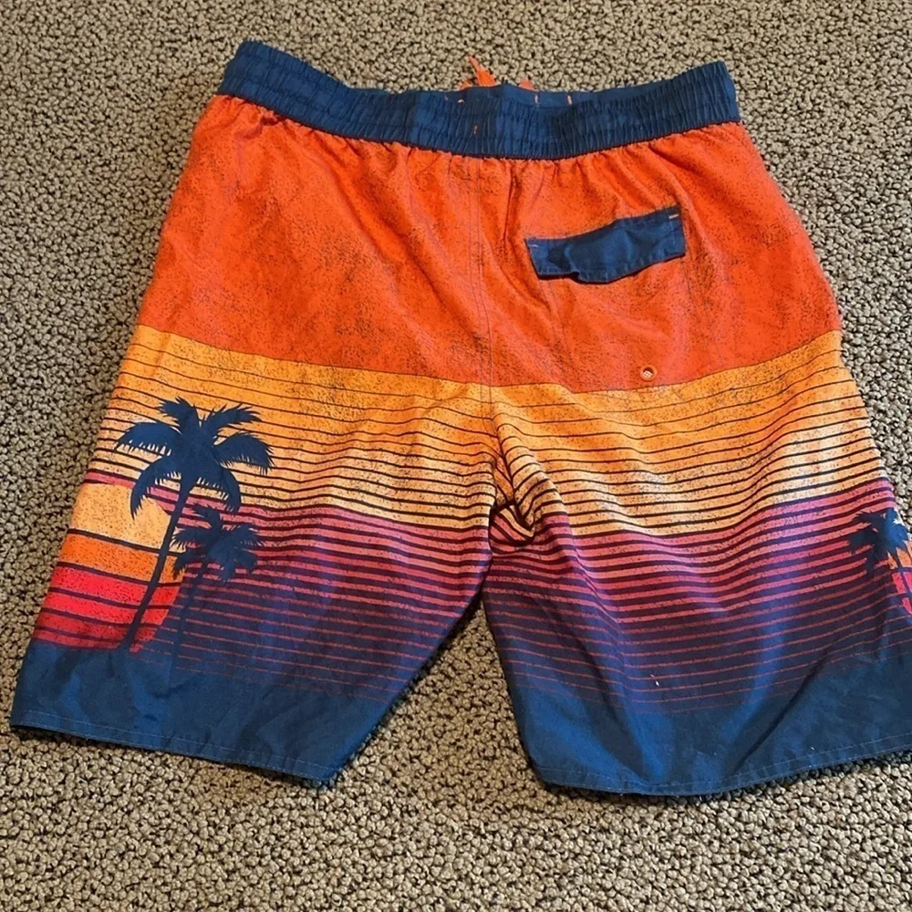 Laguna Swim Board Shorts Size Youth Large 14/16 in Like New Condition
